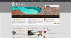 Desktop Screenshot of krishnaprecasts.com