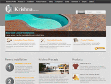 Tablet Screenshot of krishnaprecasts.com